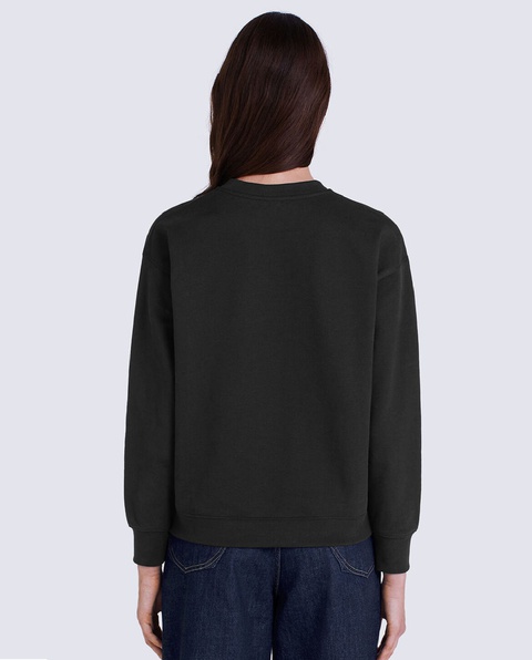 KENZO - Bawełniana czarna bluza z logo - zdjęcie produktu nr 2