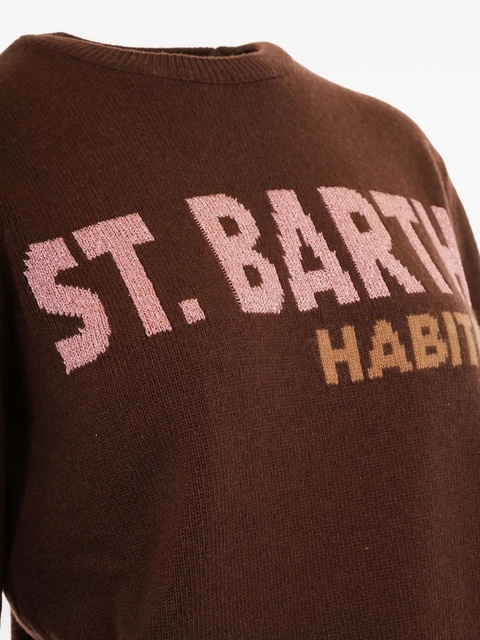 MC2 Saint Barth habitue intarsia sweater - Brown - zdjęcie produktu nr 2