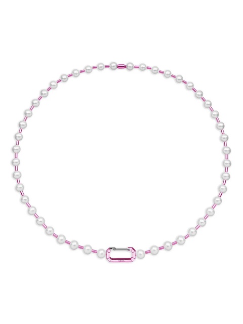 EÉRA 18K white gold Vita pearl necklace - Pink - zdjęcie produktu nr 1
