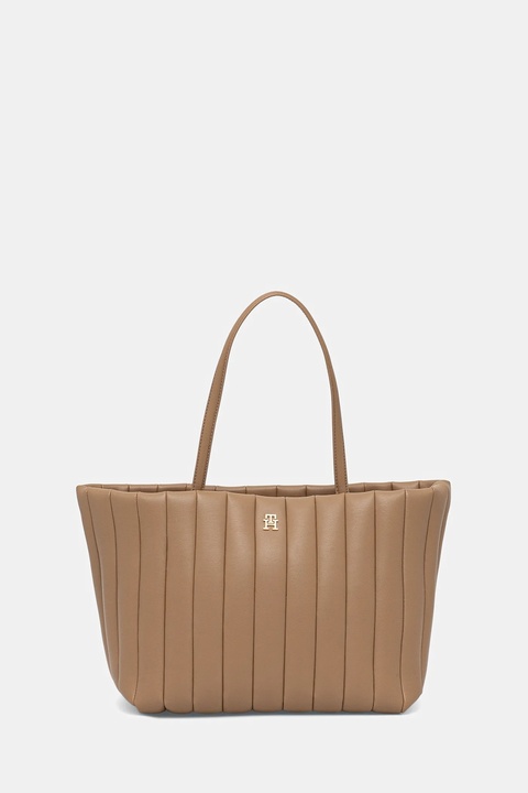 Tommy Hilfiger torebka kolor beżowy AW0AW17670 - zdjęcie produktu nr 1