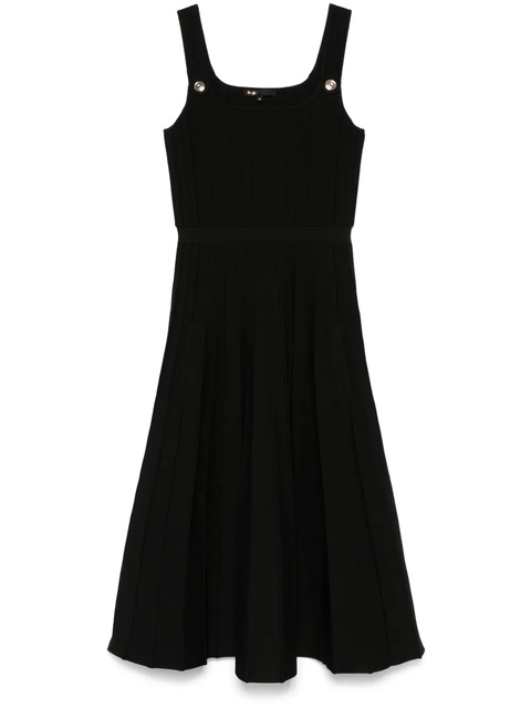 Maje ribbed midi dress - Black - zdjęcie produktu nr 1