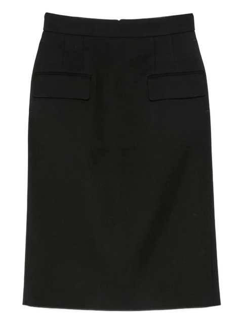 Alexander McQueen pocket-detail skirt - Black - zdjęcie produktu nr 1