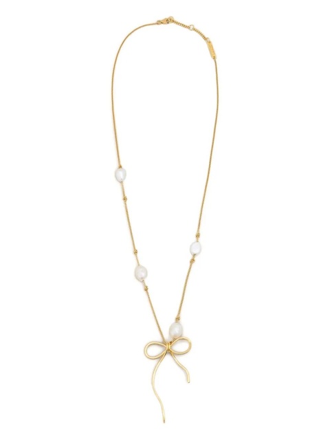 Marni pearl-embellished necklace - Gold - zdjęcie produktu nr 1