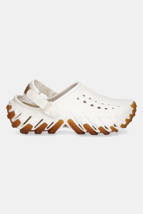 Crocs klapki Echo Gum Ro Clog damskie kolor beżowy 211675 - zdjęcie produktu nr 2