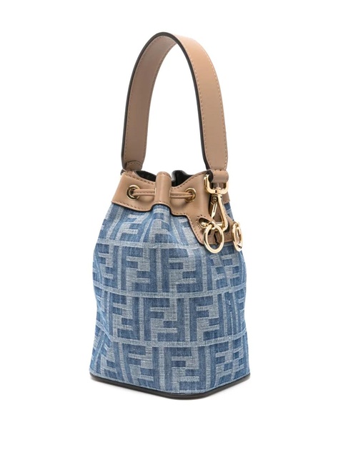 FENDI mini Mon Tresor bucket bag - Blue - zdjęcie produktu nr 2