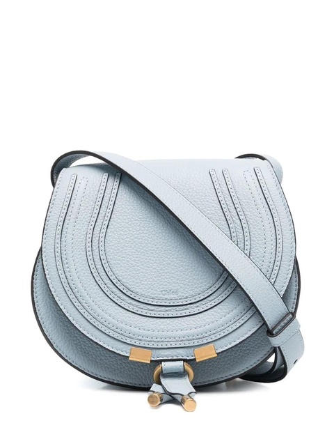 Chloé leather round crossbody-bag - Blue - zdjęcie produktu nr 1
