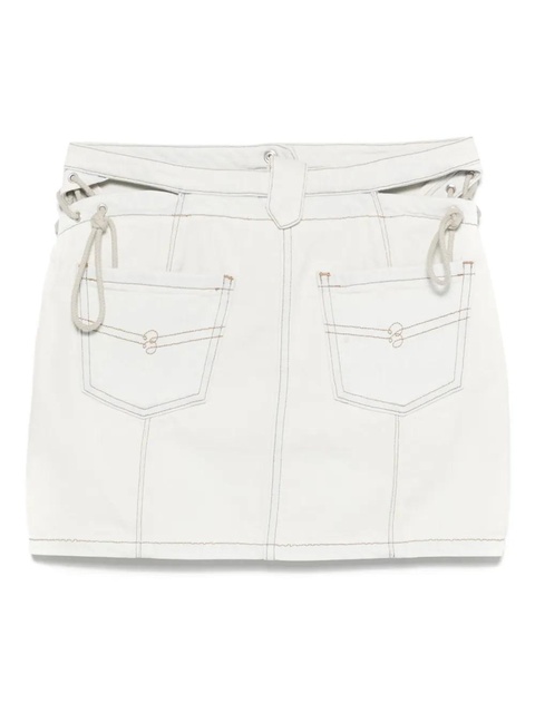 Blumarine denim mini skirt - Blue - zdjęcie produktu nr 2