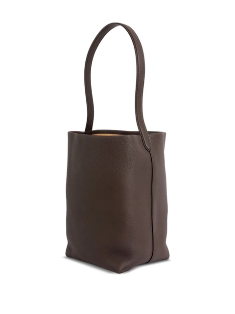 The Row N/S Park leather tote bag - Brown - zdjęcie produktu nr 1