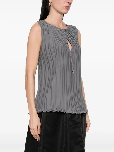 Lanvin plissé-effect blouse - Grey - zdjęcie produktu nr 1