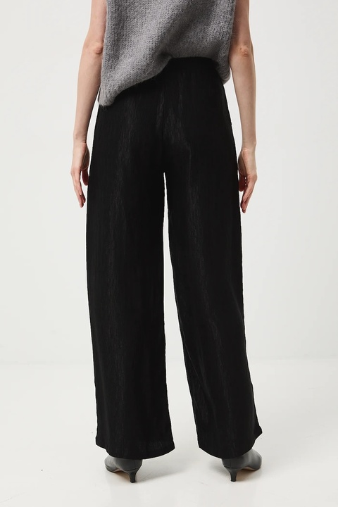 Medicine spodnie damskie kolor czarny szerokie medium waist - zdjęcie produktu nr 2