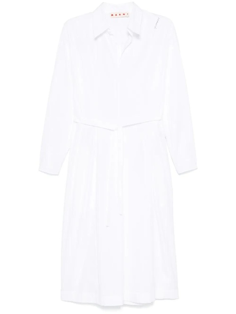 Marni organic-cotton shirt dress - White - zdjęcie produktu nr 1