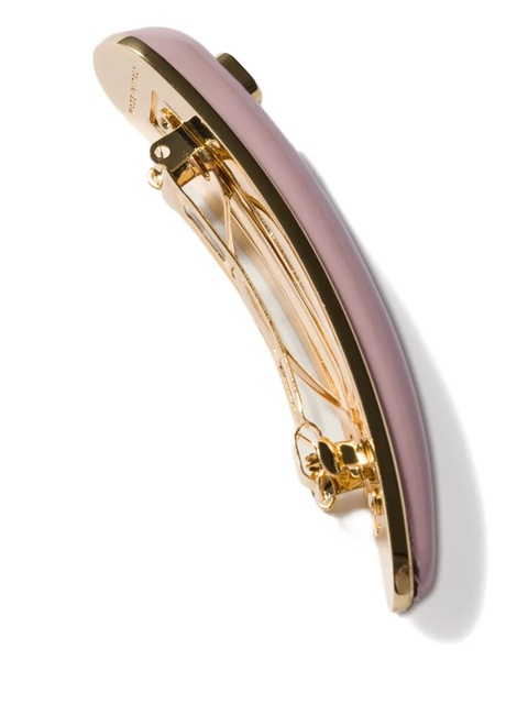 Miu Miu logo-plaque leather hair clip - Pink - zdjęcie produktu nr 2