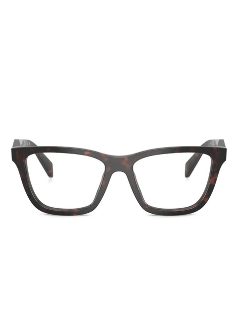 Prada Eyewear square-frame glasses - Brown - zdjęcie produktu nr 1