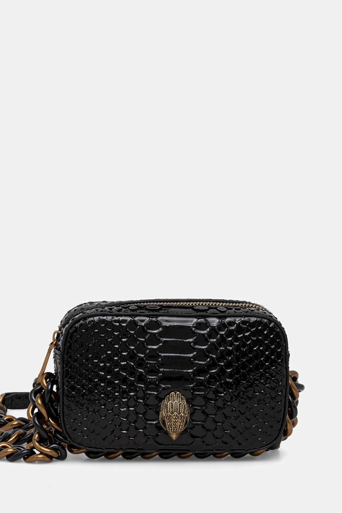 Kurt Geiger London torebka skórzana KENSINGTON kolor czarny 9321100719 - zdjęcie produktu nr 1