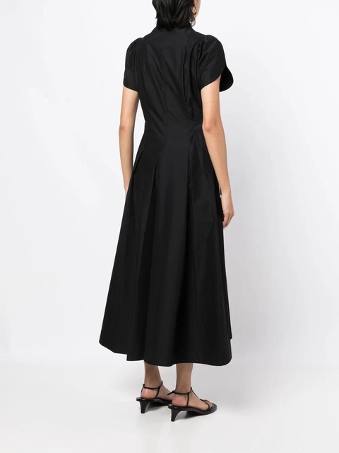 3.1 Phillip Lim high-neck flared midi dress - Black - zdjęcie produktu nr 2
