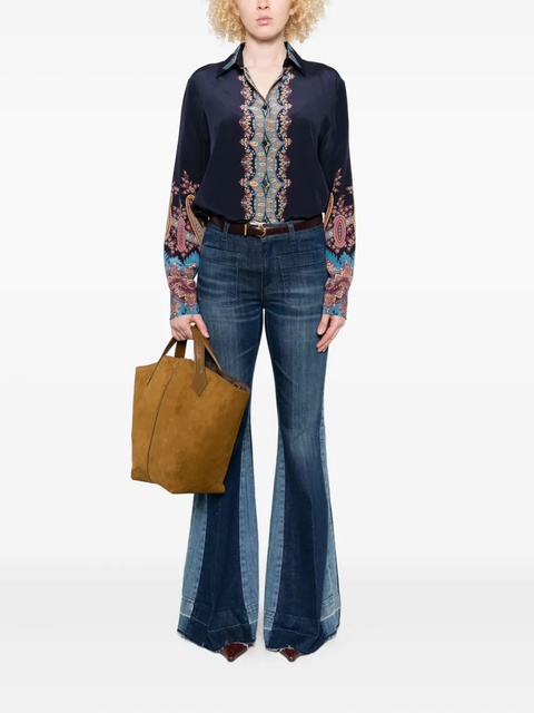 ETRO paisley-print silk shirt - Black - zdjęcie produktu nr 2