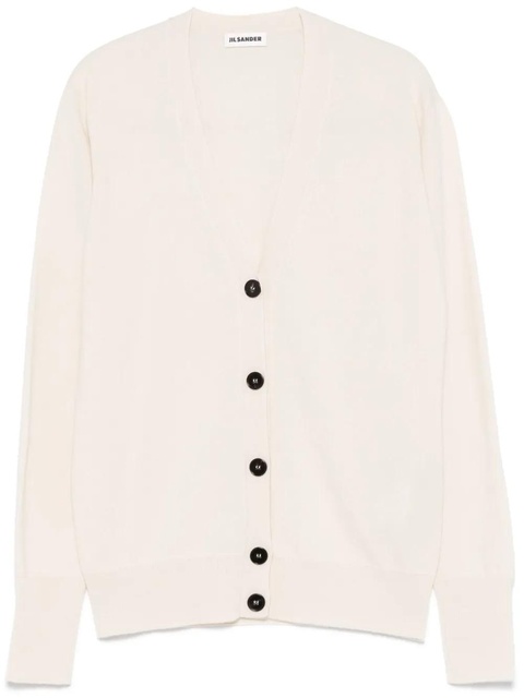 Jil Sander V-neck cardigan - Neutrals - zdjęcie produktu nr 1