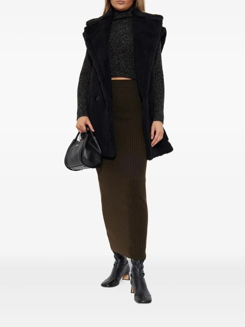 Max Mara Boris ribbed midi skirt - Brown - zdjęcie produktu nr 1