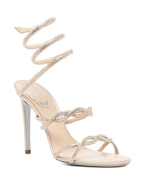 René Caovilla 110mm spiral-embellished sandals - Neutrals - zdjęcie produktu nr 2