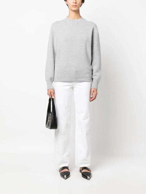 FENDI crew-neck wool-blend jumper - Grey - zdjęcie produktu nr 2