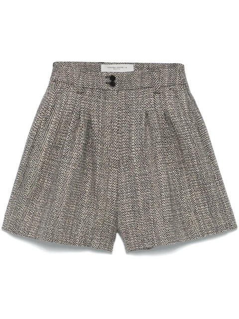 Golden Goose pleat-detail shorts - Blue - zdjęcie produktu nr 1