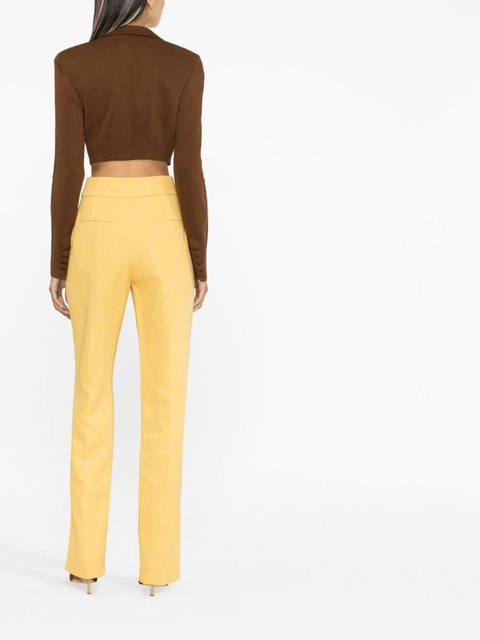 Jacquemus Le pantalon Tibau trousers - Yellow - zdjęcie produktu nr 2