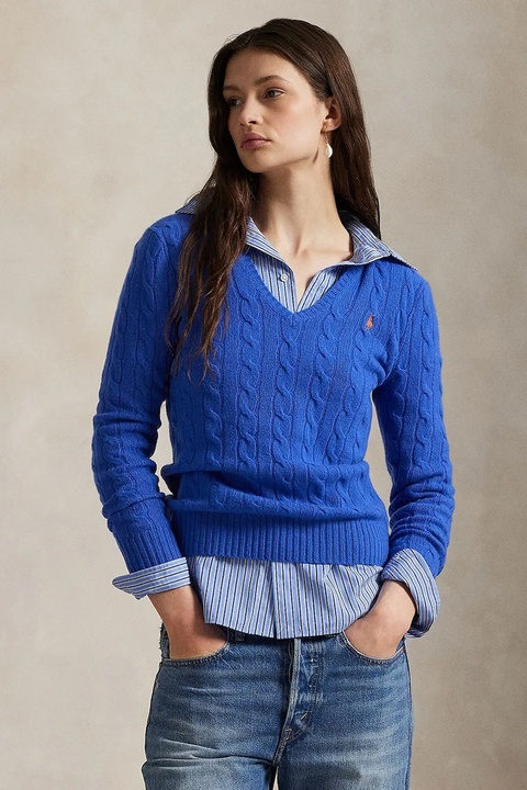 Polo Ralph Lauren sweter damski kolor niebieski 211971866 - zdjęcie produktu nr 1