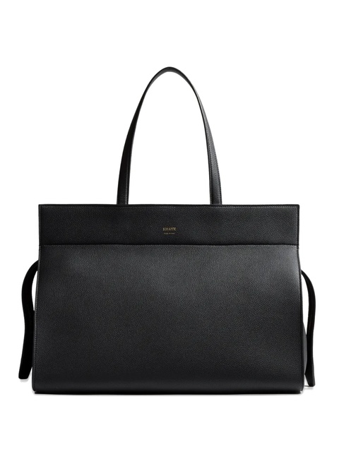 KHAITE Crosby two-handle zip-closure shoulder bag - Black - zdjęcie produktu nr 1