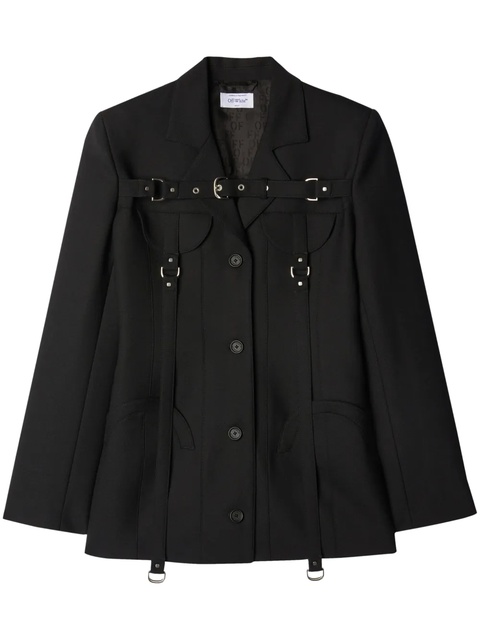 Off-White Cargo buckled jacket - Black - zdjęcie produktu nr 1