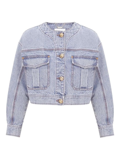 ZIMMERMANN button-up denim jacket - Brown - zdjęcie produktu nr 1