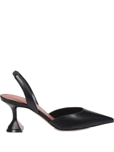 Amina Muaddi 70mm Holli slingback pumps - Black - zdjęcie produktu nr 2
