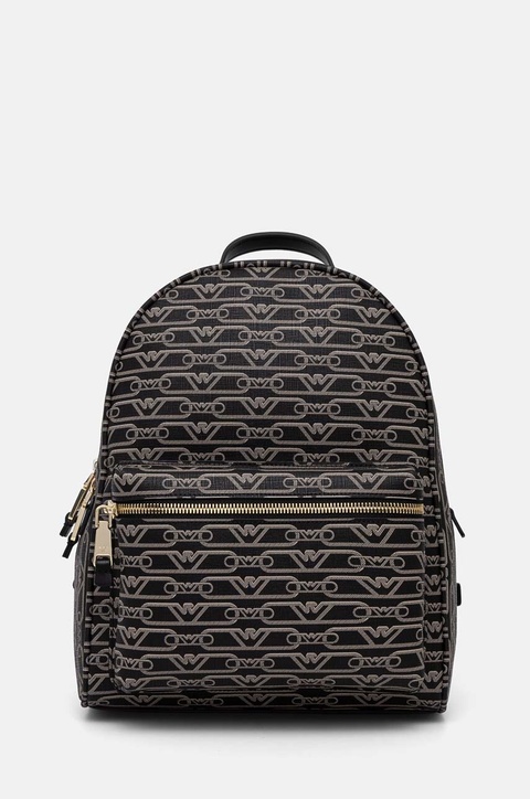 Emporio Armani plecak damski kolor czarny mały wzorzysty EW000372 AF11951 - zdjęcie produktu nr 2