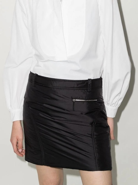 KHAITE The Mitsi padded miniskirt - Black - zdjęcie produktu nr 2