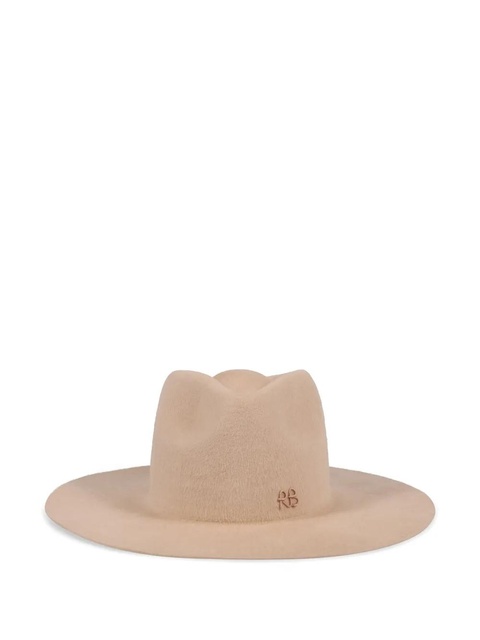 Ruslan Baginskiy wide-brim felt fedora - Neutrals - zdjęcie produktu nr 1