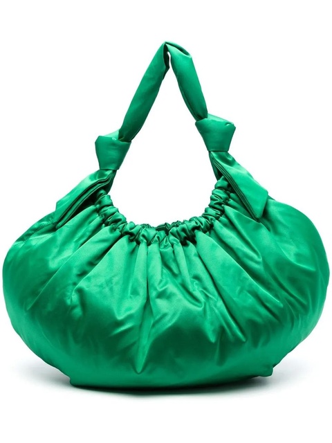 GANNI logo-detail Hobo shoulder bag - Green - zdjęcie produktu nr 1