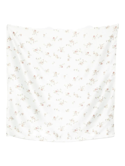 Magda Butrym floral print scarf - White - zdjęcie produktu nr 2