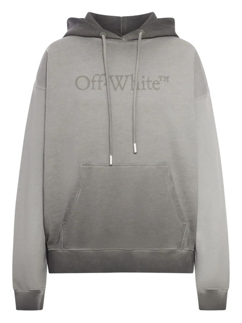 Off-White cotton hoodie - Black - zdjęcie produktu nr 1