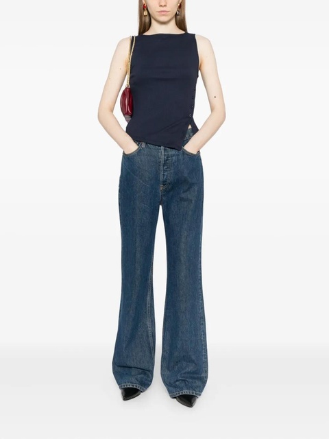 Reformation Hudson top - Blue - zdjęcie produktu nr 2