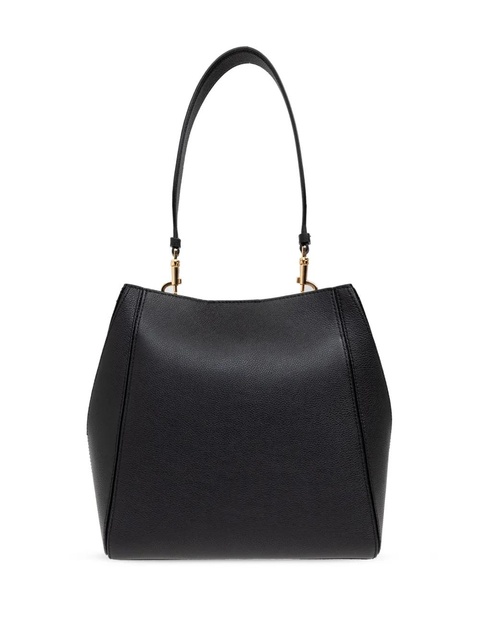 Tory Burch McGraw leather bucket bag - Black - zdjęcie produktu nr 2