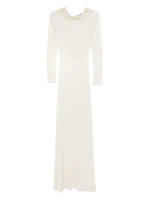 Aya Muse fine-knitted maxi dress - Neutrals - zdjęcie produktu nr 1