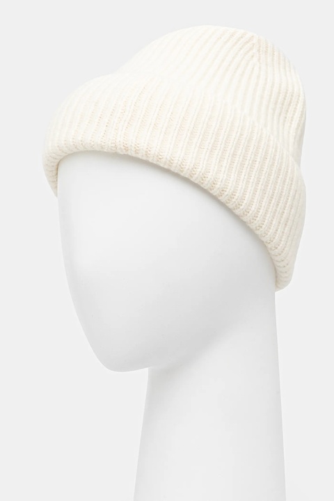 Answear.LAB czapka wełniana kolor biały - zdjęcie produktu nr 2