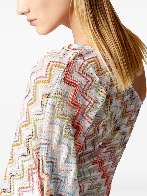 Missoni one-shoulder top - White - zdjęcie produktu nr 2