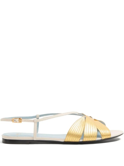 Valentino Garavani Foliefoliage sandals - Gold - zdjęcie produktu nr 1