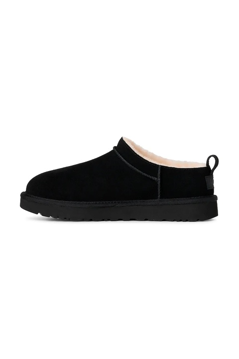 UGG kapcie zamszowe Classic Micro kolor czarny 1173891.BLK - zdjęcie produktu nr 2