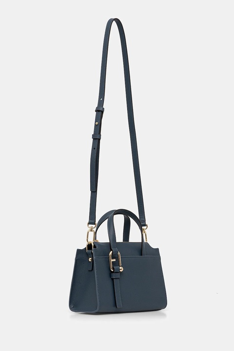 Furla torebka skórzana kolor niebieski WB01337.BX2045.GU000 - zdjęcie produktu nr 2