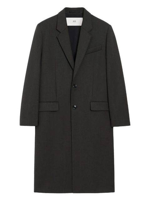 AMI Paris single-breasted wool coat - Black - zdjęcie produktu nr 1