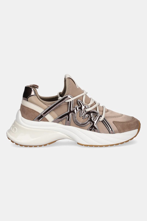 Pinko sneakersy Ariel 01 damskie kolor beżowy SS0023T040L15 - zdjęcie produktu nr 2