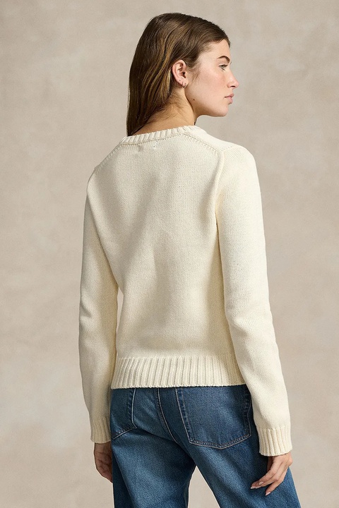Polo Ralph Lauren sweter bawełniany damski kolor beżowy 211896939 - zdjęcie produktu nr 2
