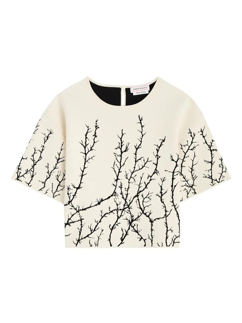 Alexander McQueen Thorn Branches top - Neutrals - zdjęcie produktu nr 1
