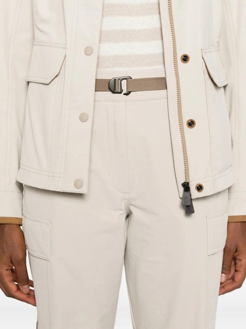 Moncler Grenoble belted cargo pants - Neutrals - zdjęcie produktu nr 2